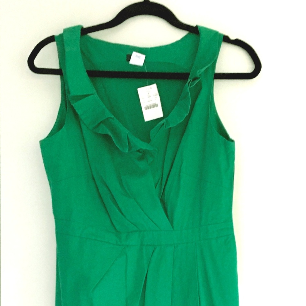 J Crew Blakely Dress Kelly Green NWT Sz 6